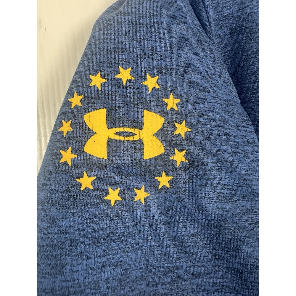 Under Armour Project Rock Blue Graphic Print Men's Short Sleeve T-Shirt Size L - Picture 6 of 10